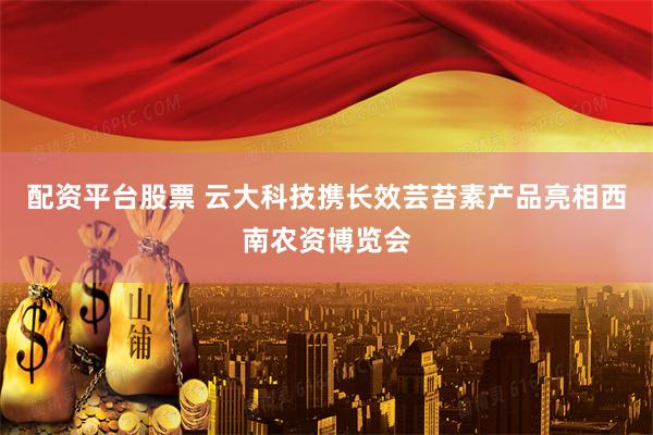 配资平台股票 云大科技携长效芸苔素产品亮相西南农资博览会