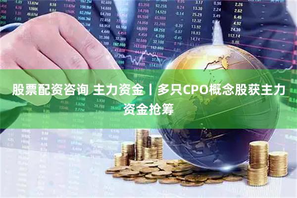 股票配资咨询 主力资金丨多只CPO概念股获主力资金抢筹